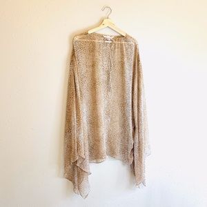 Victoria's Secret Animal Print Beach Cover Up OS